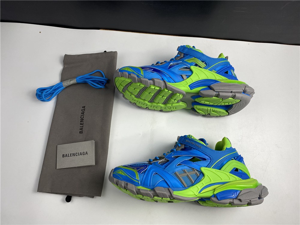 BLG TRACK 2 OPEN SNEAKER  BLUE/GREEN